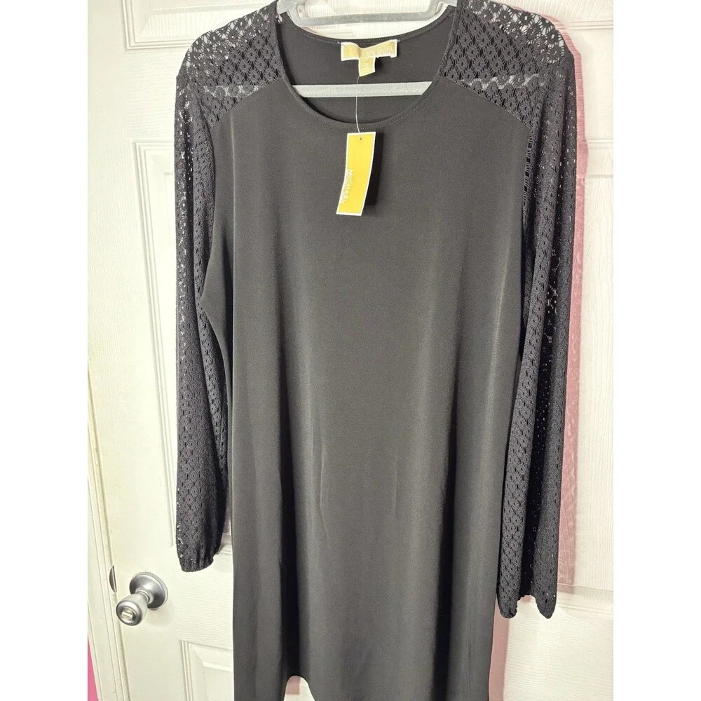 Michael Kors Black Long Sleeve Dress Women’s XL New with Tags